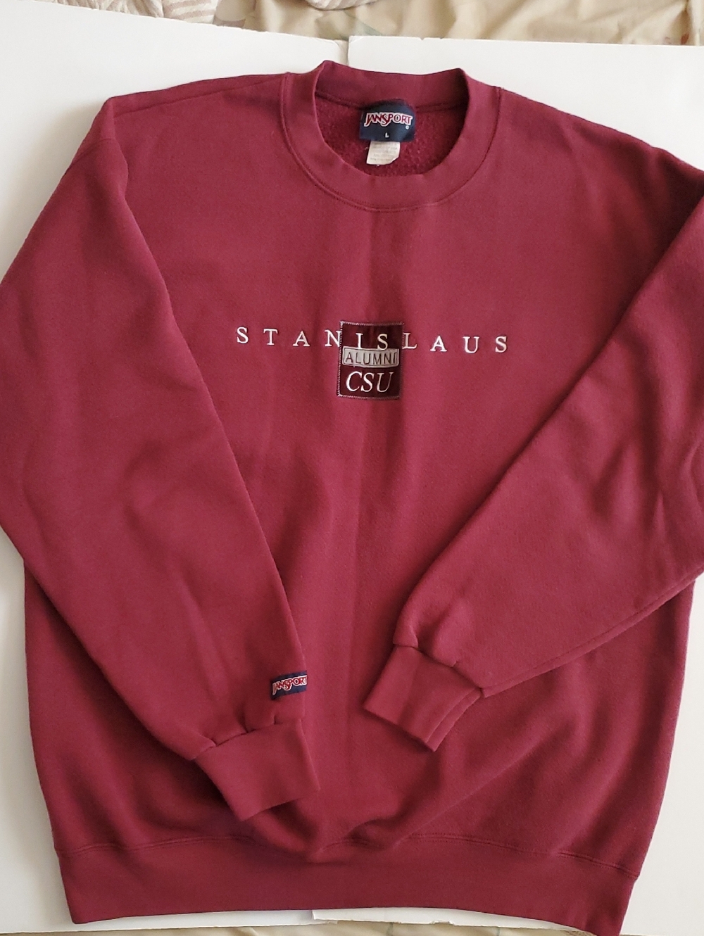 Jansport Stanislaus State University Alumni CSU Crewneck Sweater. Large. GPWC.